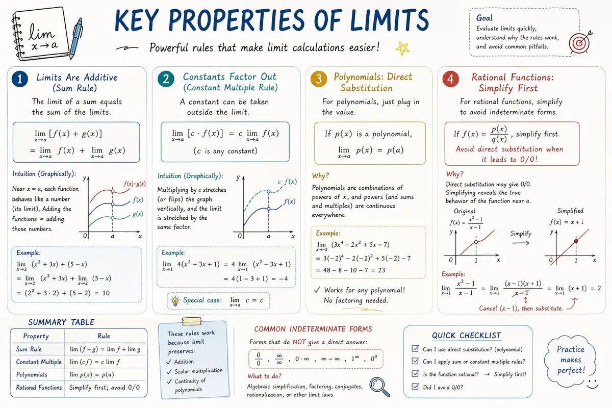 AP Calculus 学习表信息图