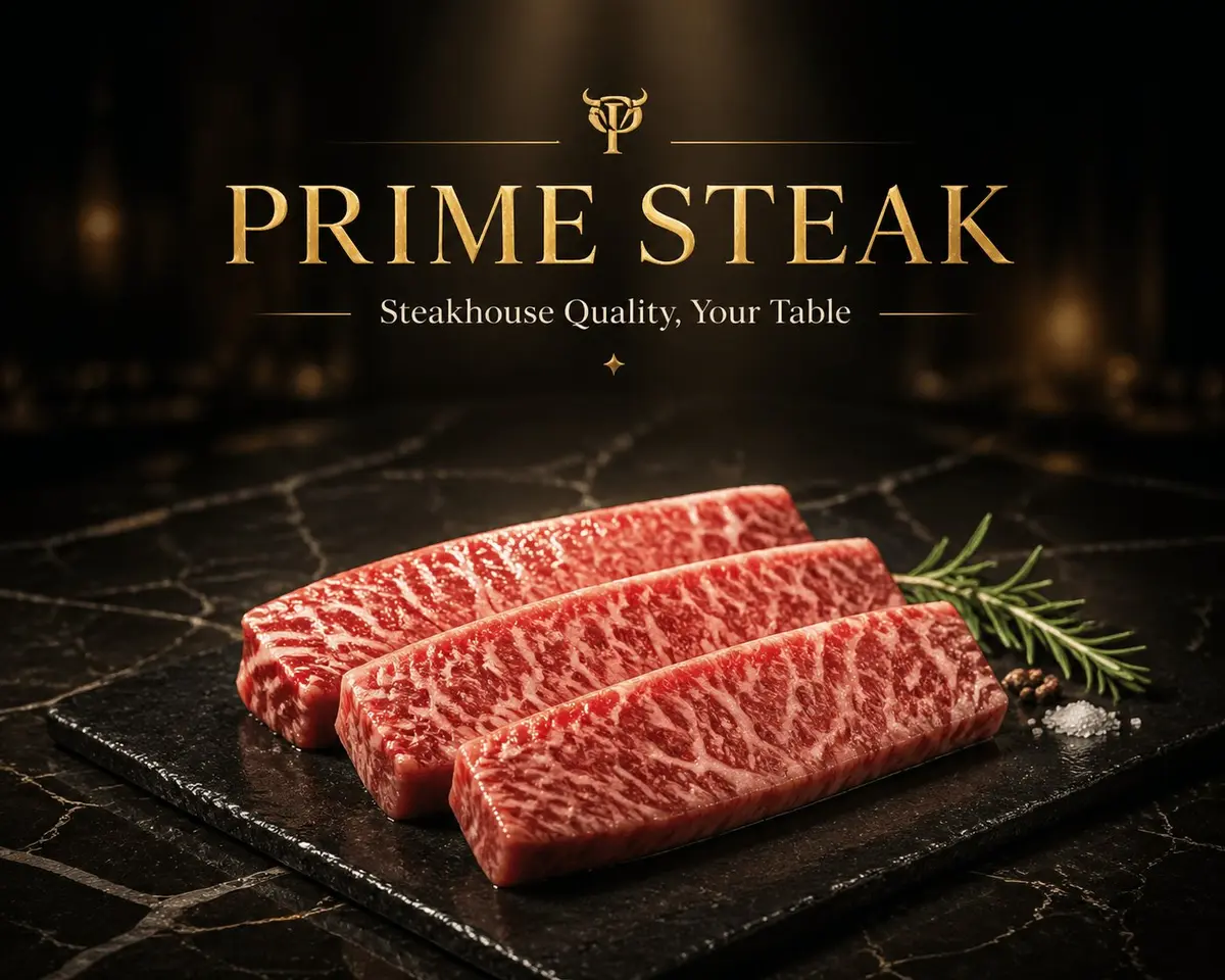 高端肉类海鲜品牌英雄图