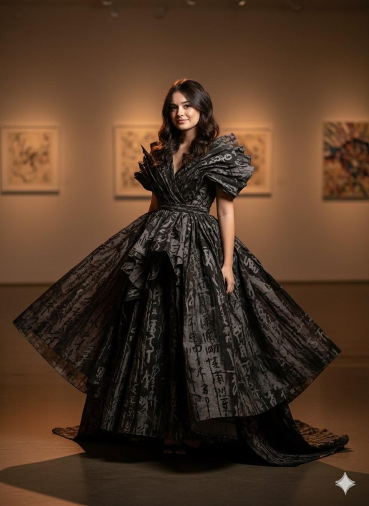 {
  "render_goal": "Art-couture cinematic portrait",
  "subj