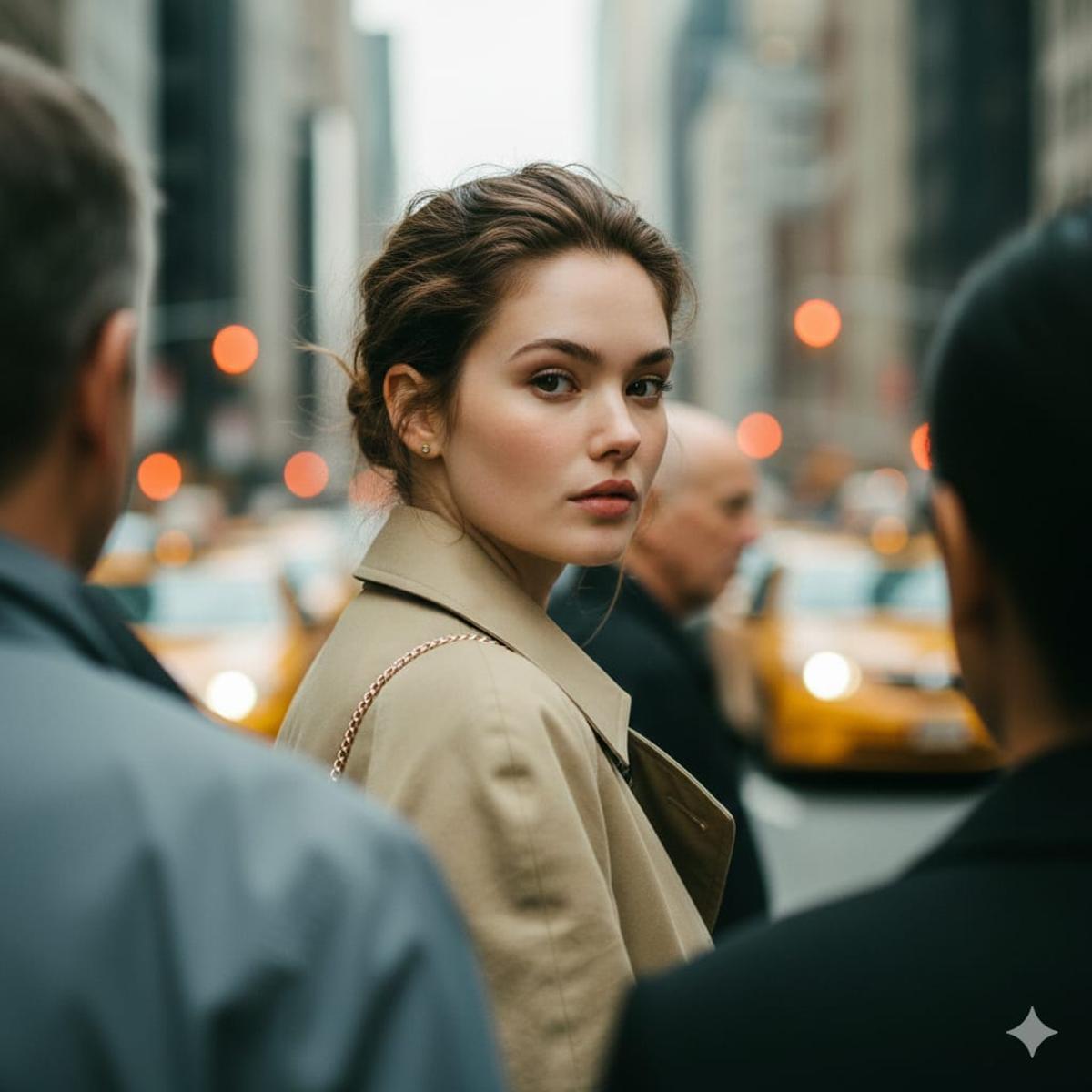 Core Intent: Create a photorealistic candid street-fashion p