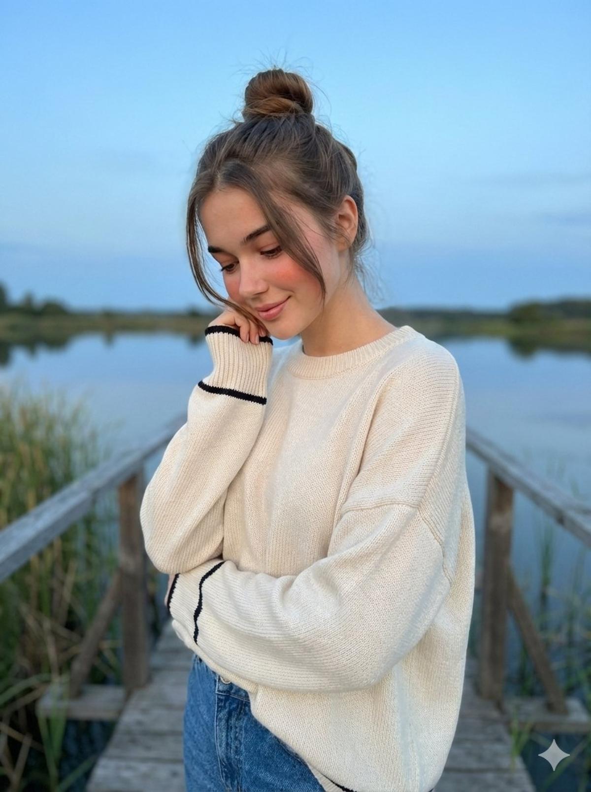 {
"subject": {
"person": "Young woman",
"facial_fe