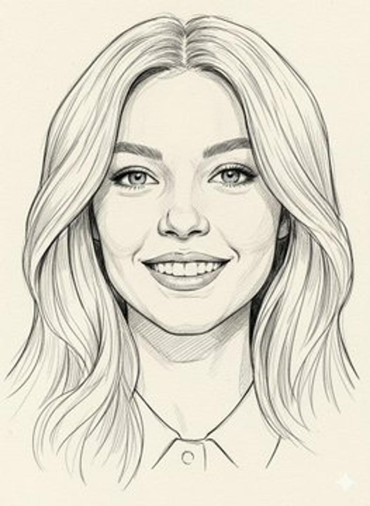 Please use the female user's reference photo to apply all of