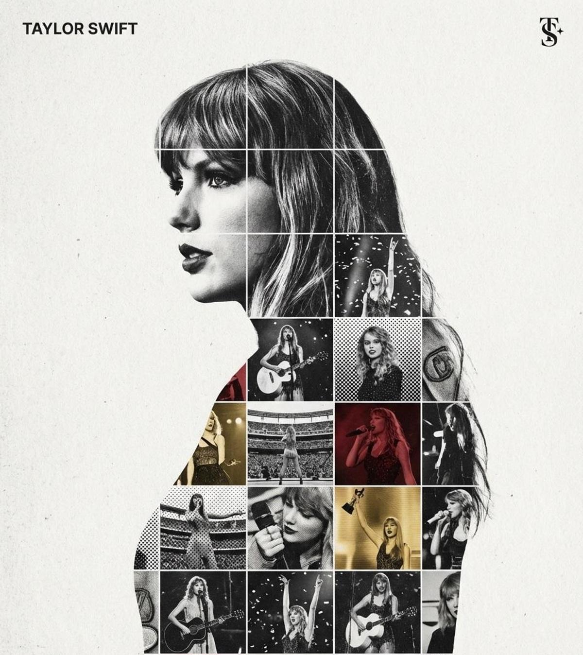 Create a refined, gallery-quality tribute poster built aroun