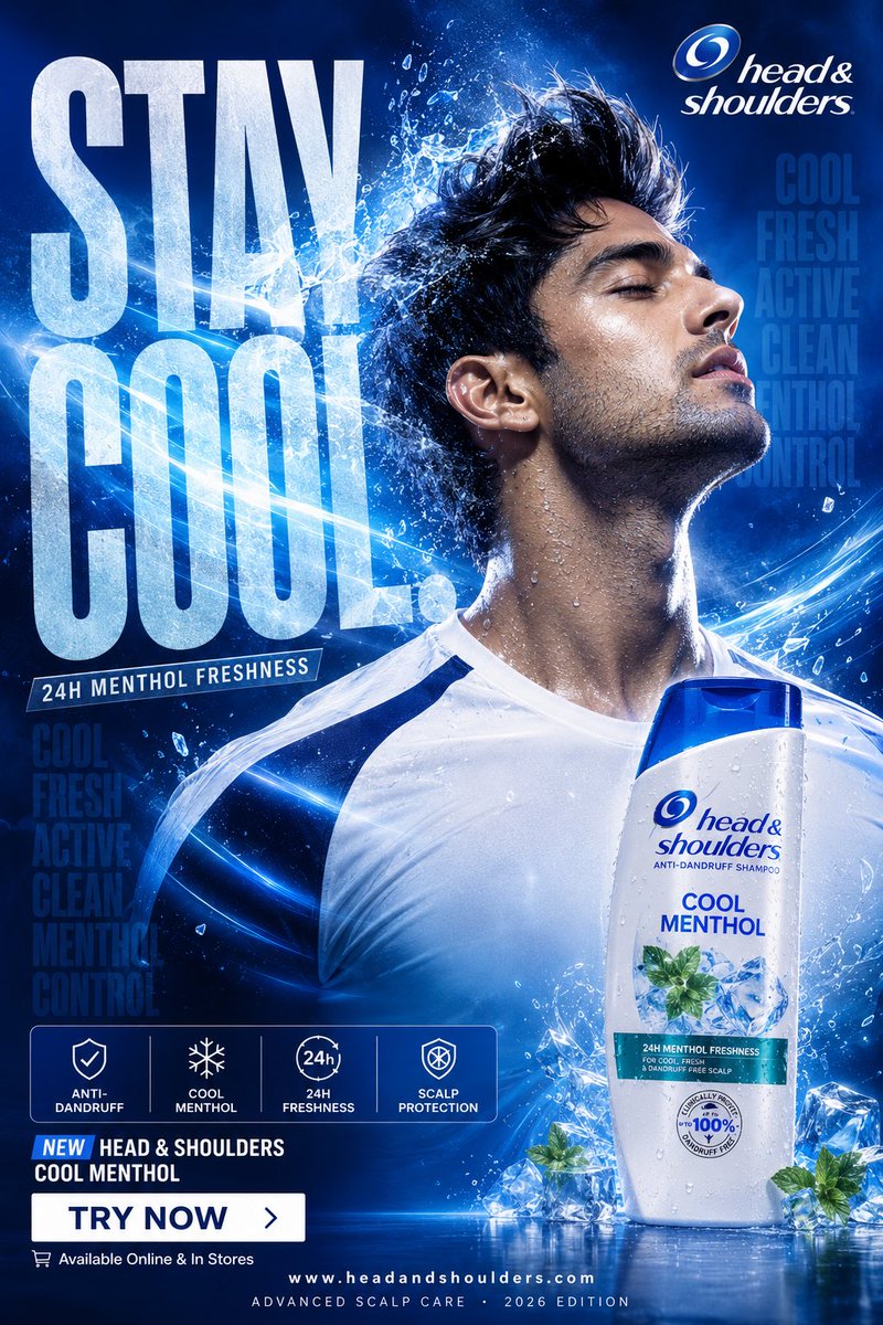 FORMAT:
4:5 vertical hyper-commercial anti-dandruff shampoo