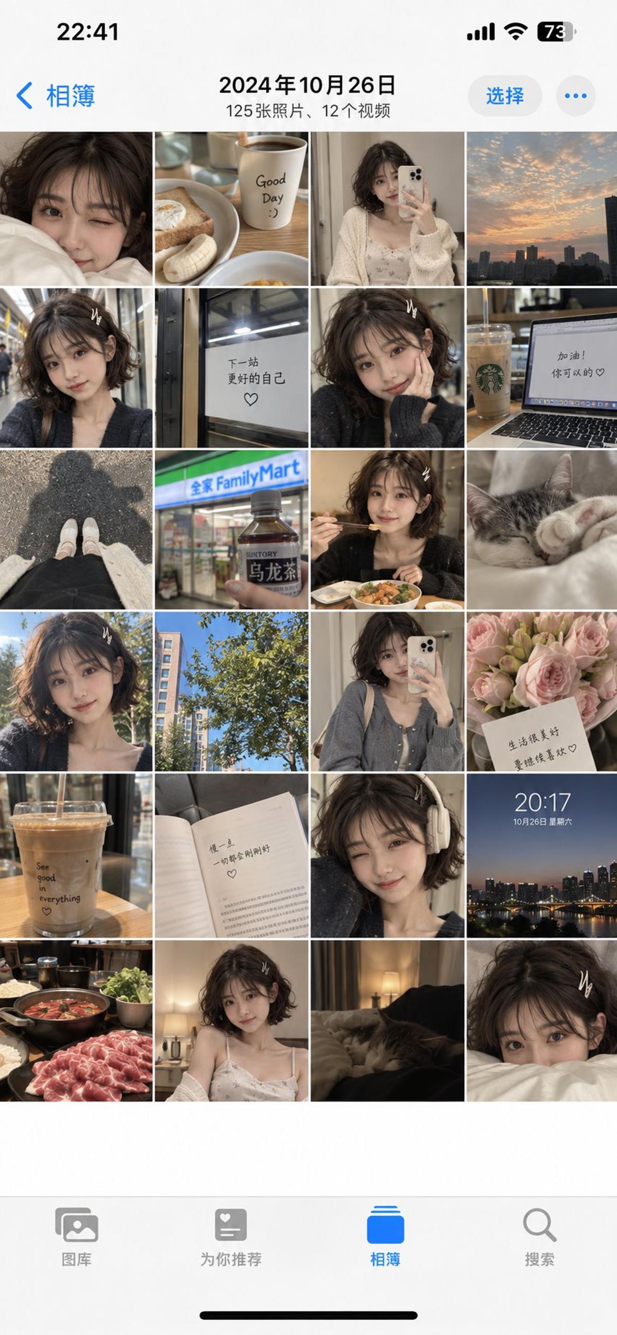 A Day in a Simplified-Chinese iPhone Photos Album
