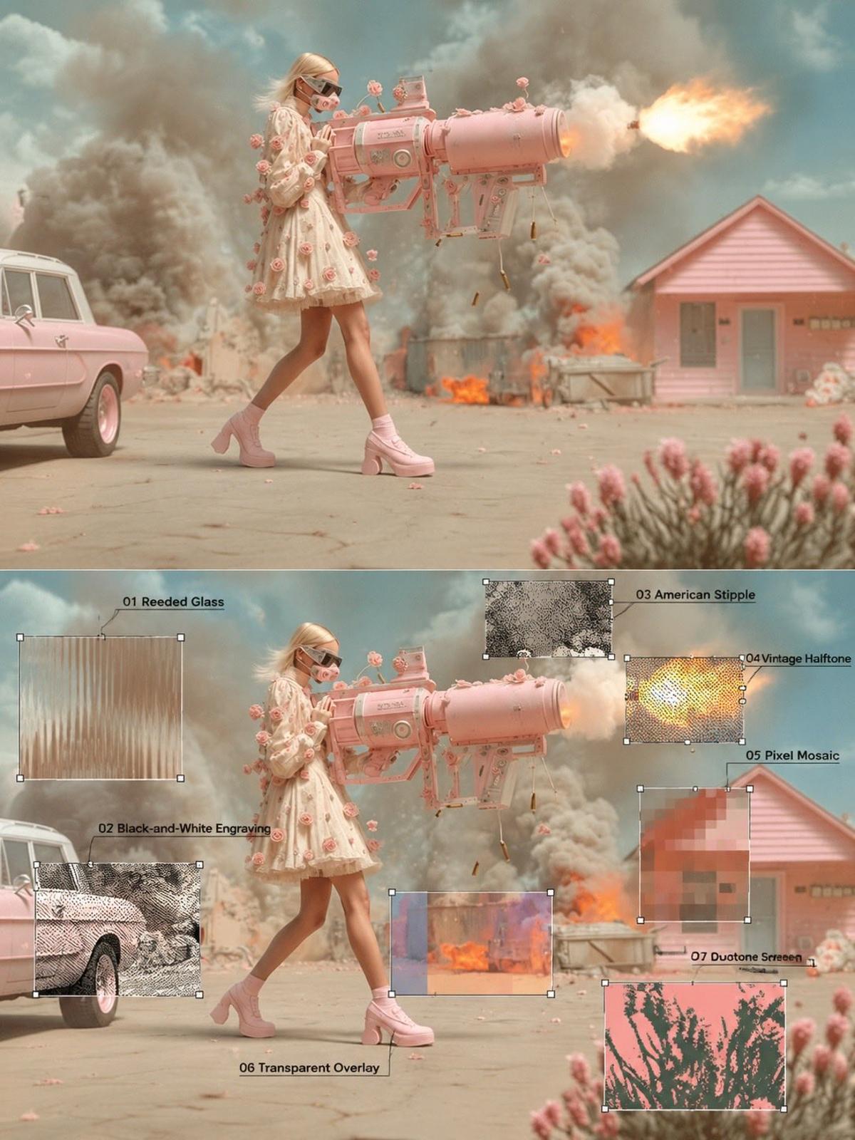 Pastel Fashion Fantasies: Rose Cannon and Flying White Rabbit
