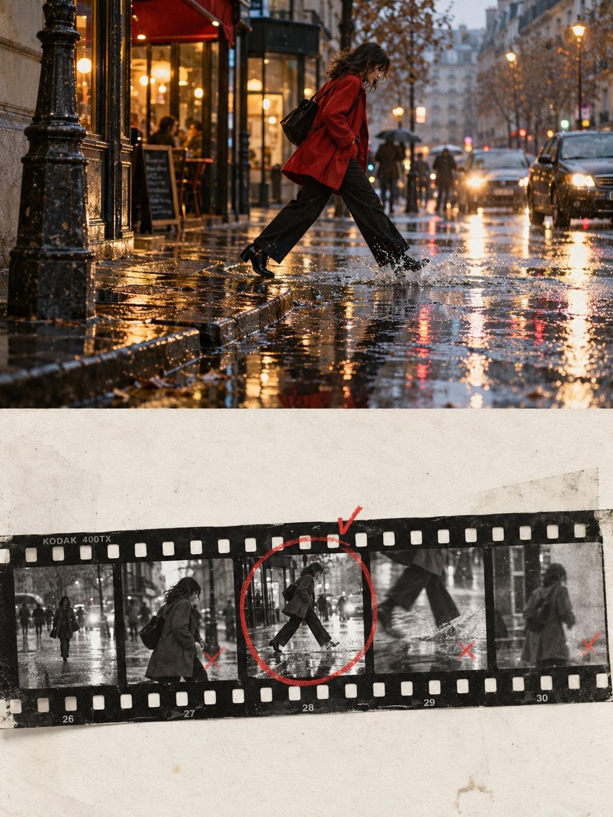 The Contact Sheet Before the Chosen Photograph