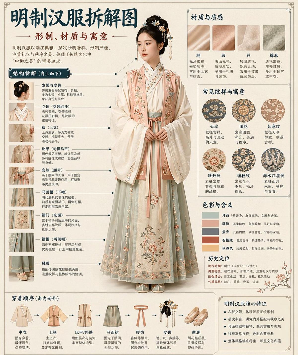 请根据[主题]自动生成一张[博物馆图鉴式中文拆解信息图]。

要求整张图兼具真实写实主视觉、结构拆解、中文标注、材质说明