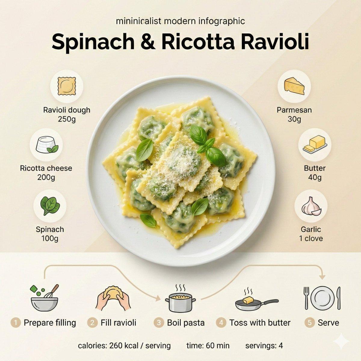 {
  "style": "Minimalist modern recipe infographic",
  "visu
