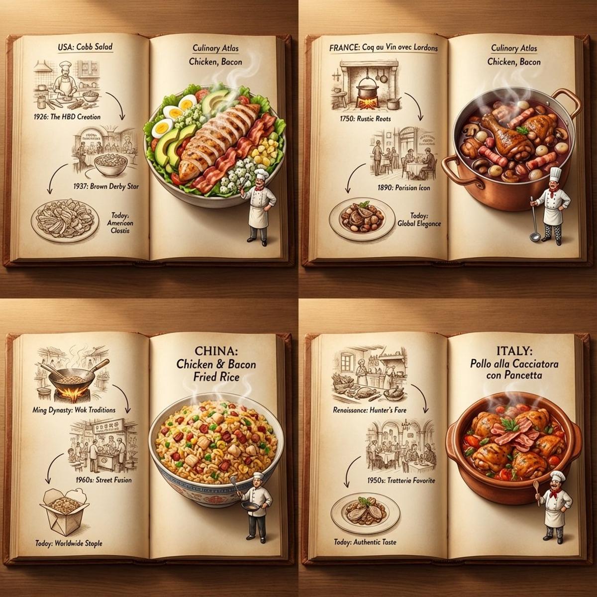 <instruction>
Inputs: Ingredients = [User Choice, e.g., Chic