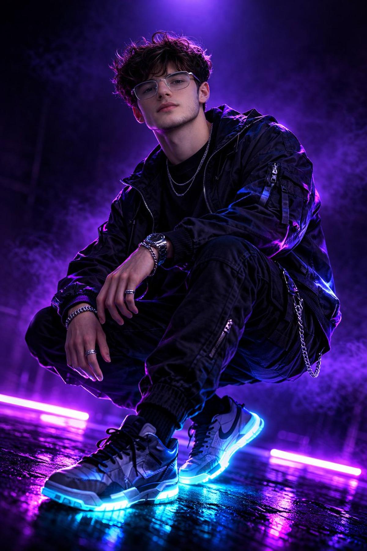 Fashion photography, professional man model, shot with Canon