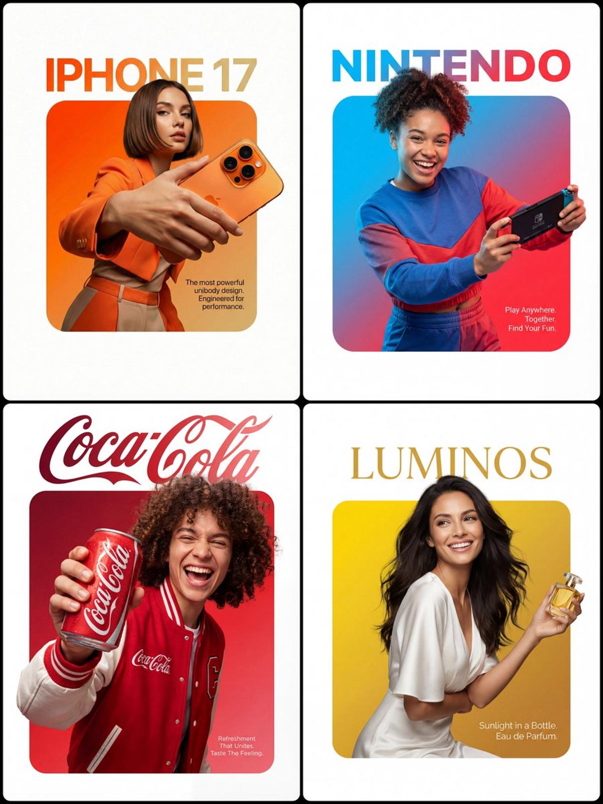 A professional high-end graphic design advertisement composi
