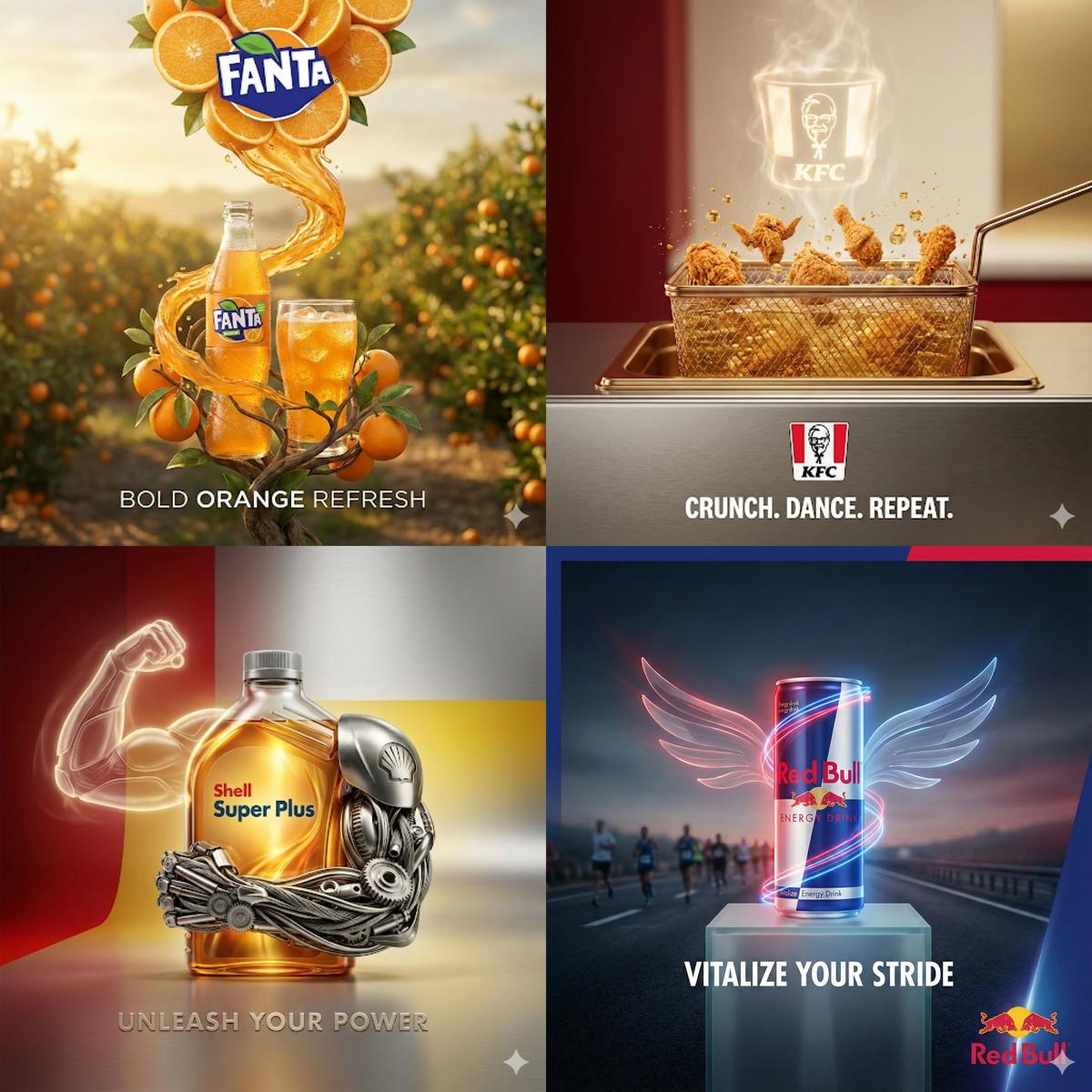 Create a realistic yet surreal creative advertisement for [P