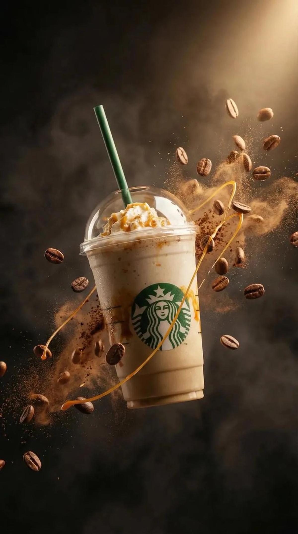 Ultra-realistic commercial product photography of a caramel
