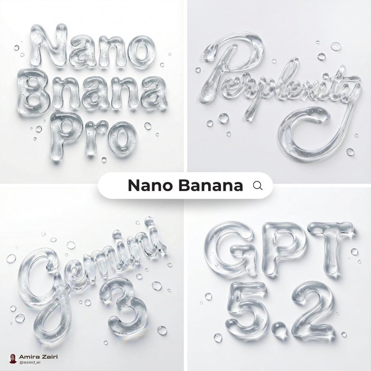 Abstract liquid typography spelling "text", thick transparen