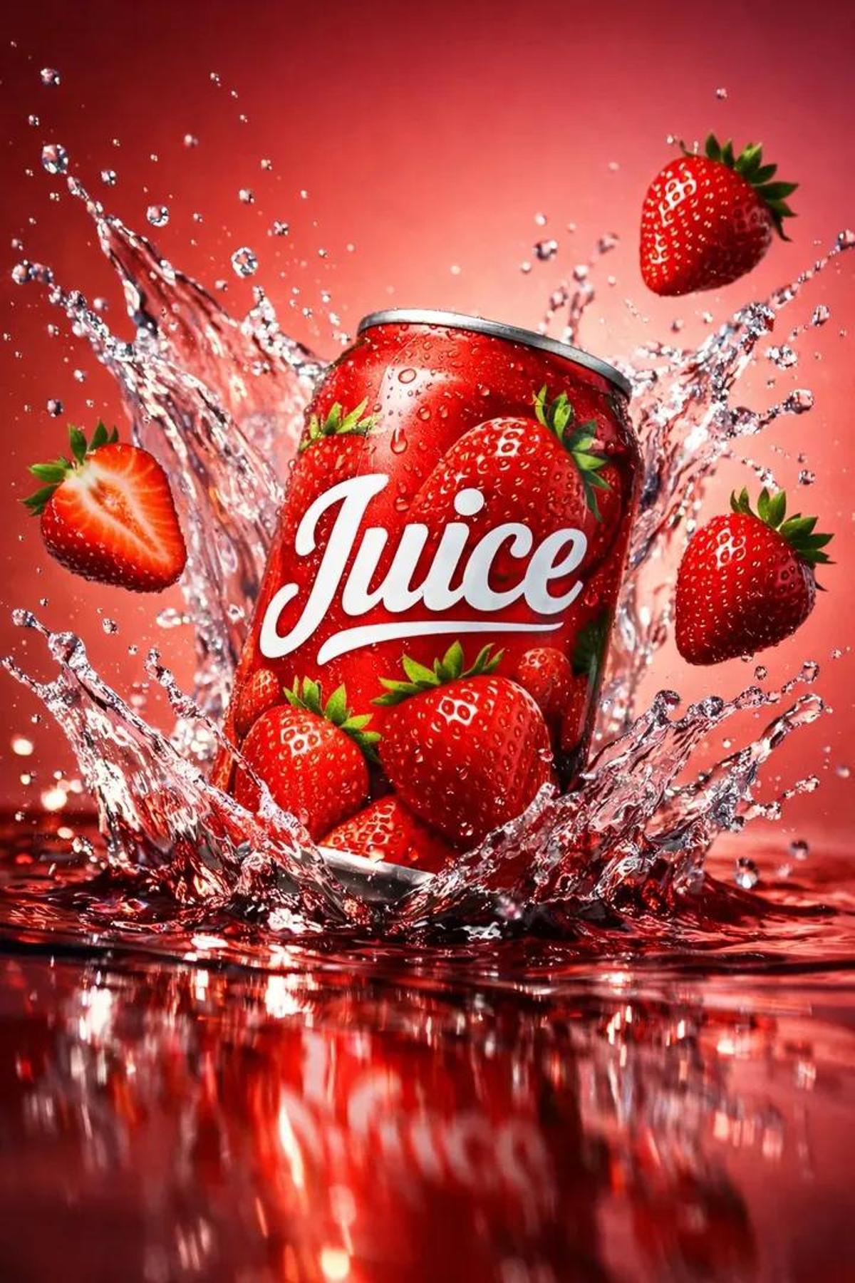 Ultra-realistic cinematic beverage product photography of a