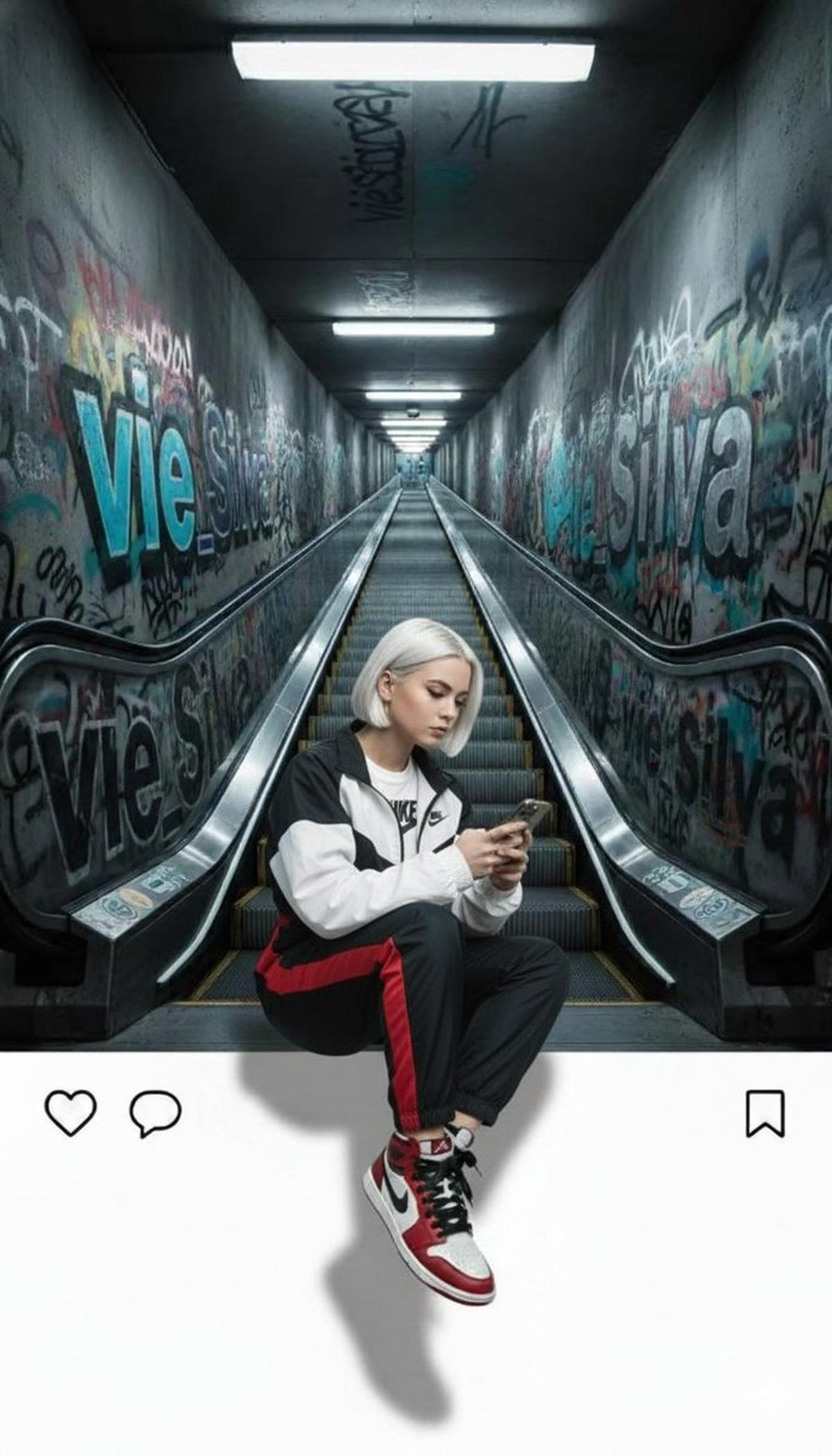 A high-definition, realistic 3D social media profile picture