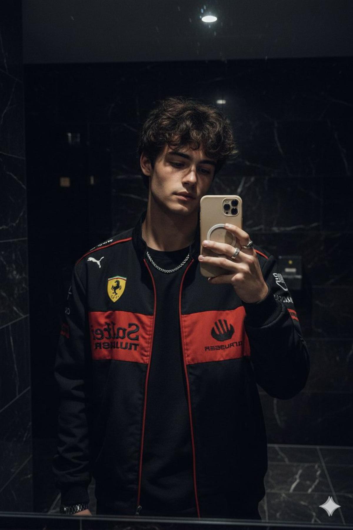 Create a hyper-realistic mirror selfie of me (use my face fr