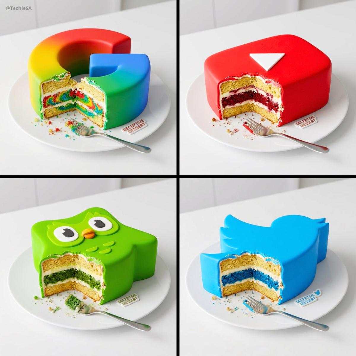 Generate a hyper-realistic digital illustration of a cake me