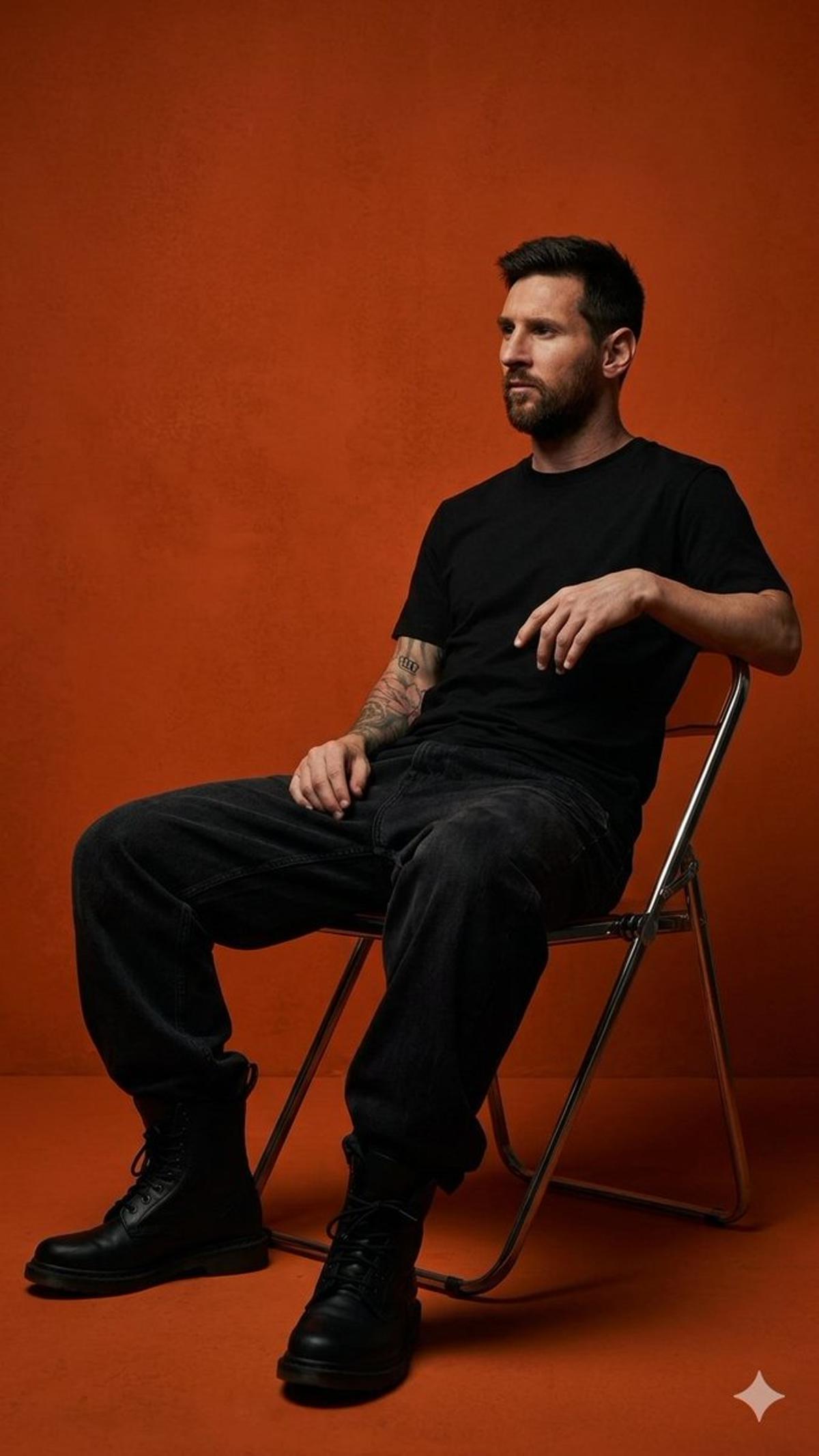 Use model (the person in the image) you create a dark orange