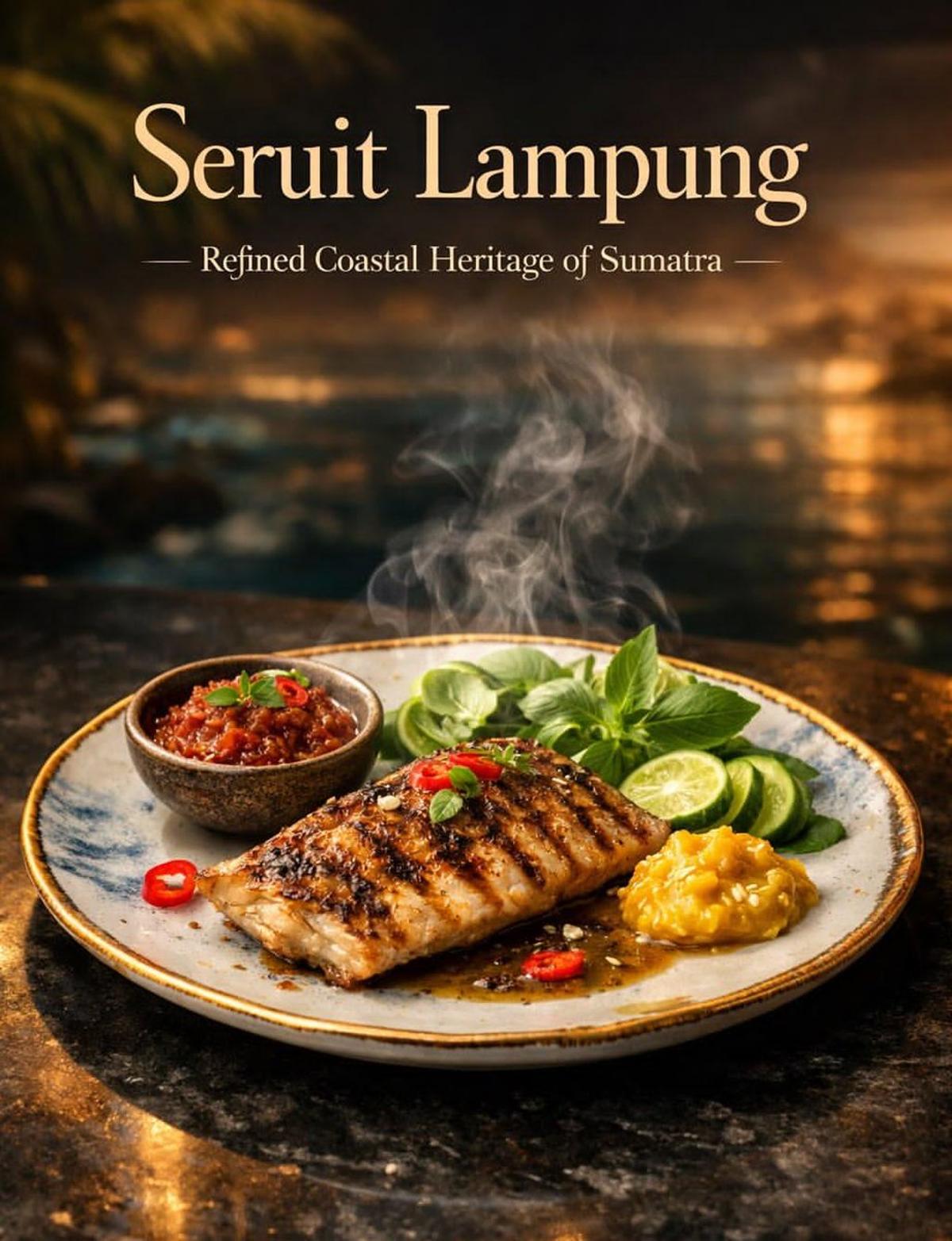 Luxury cinematic food photography of traditional Indonesian