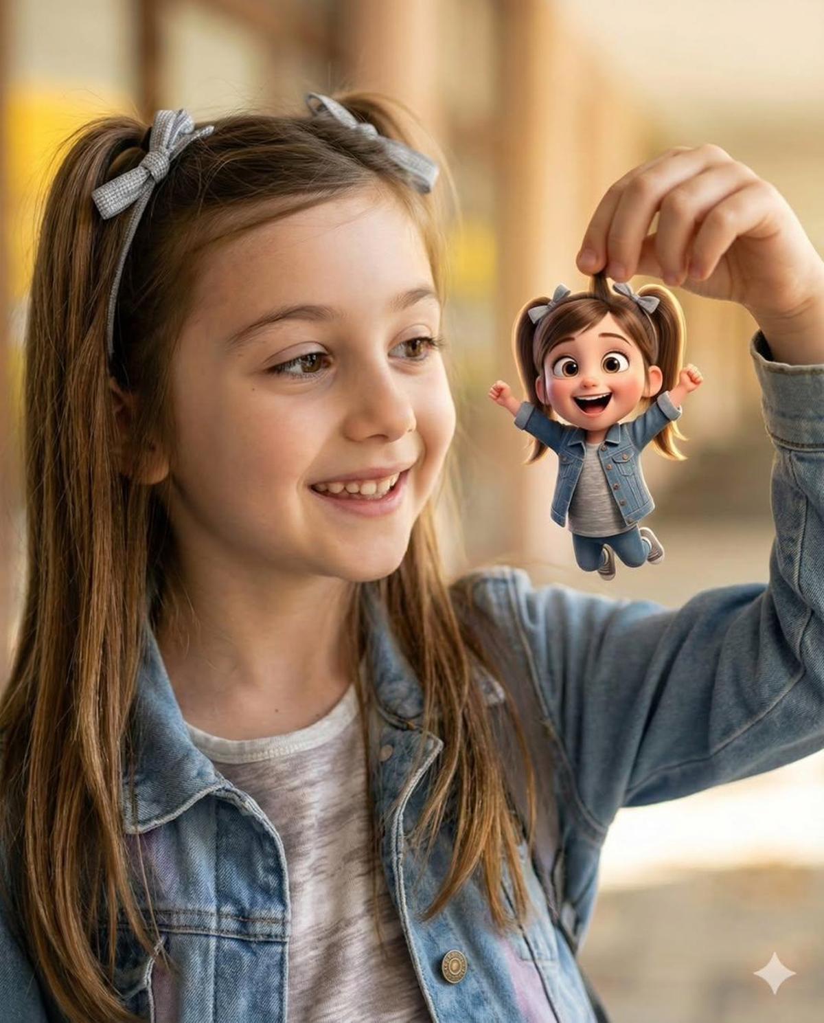 {
"Objective": "Create a heartwarming, whimsical portrait