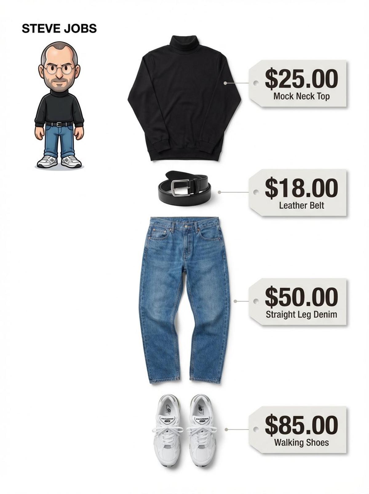 Create a clean, minimalist fashion infographic from an uploa