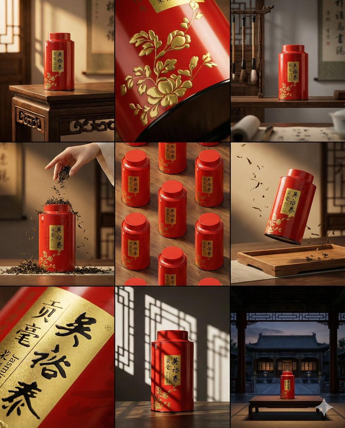 A clean 3×3 storyboard grid with nine equal-sized panels and