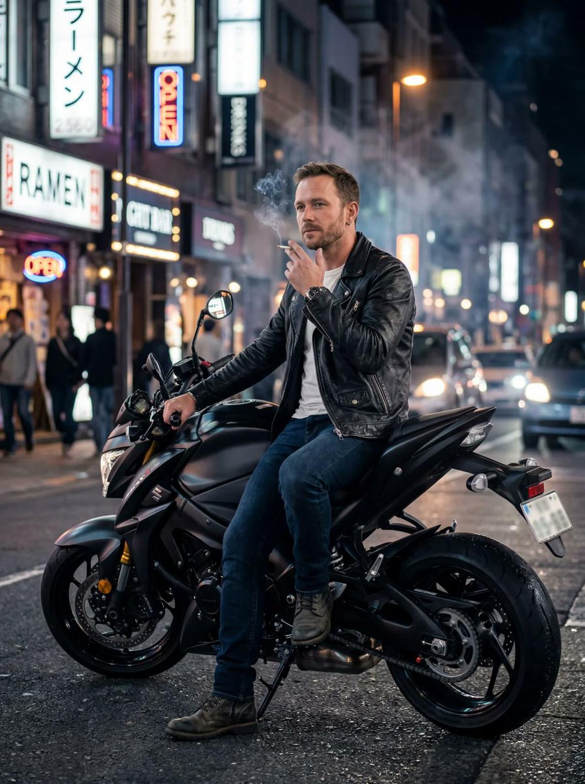 {
"style": "photorealistic",
"subject": "adult man smoki