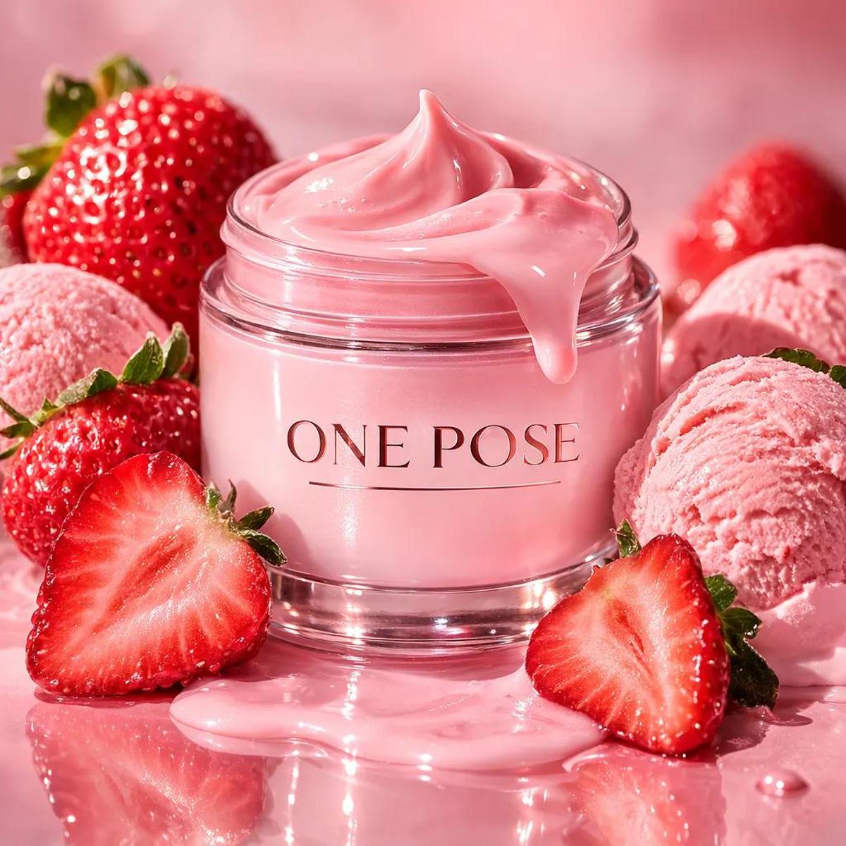Ultra-realistic luxury skincare product photography featurin