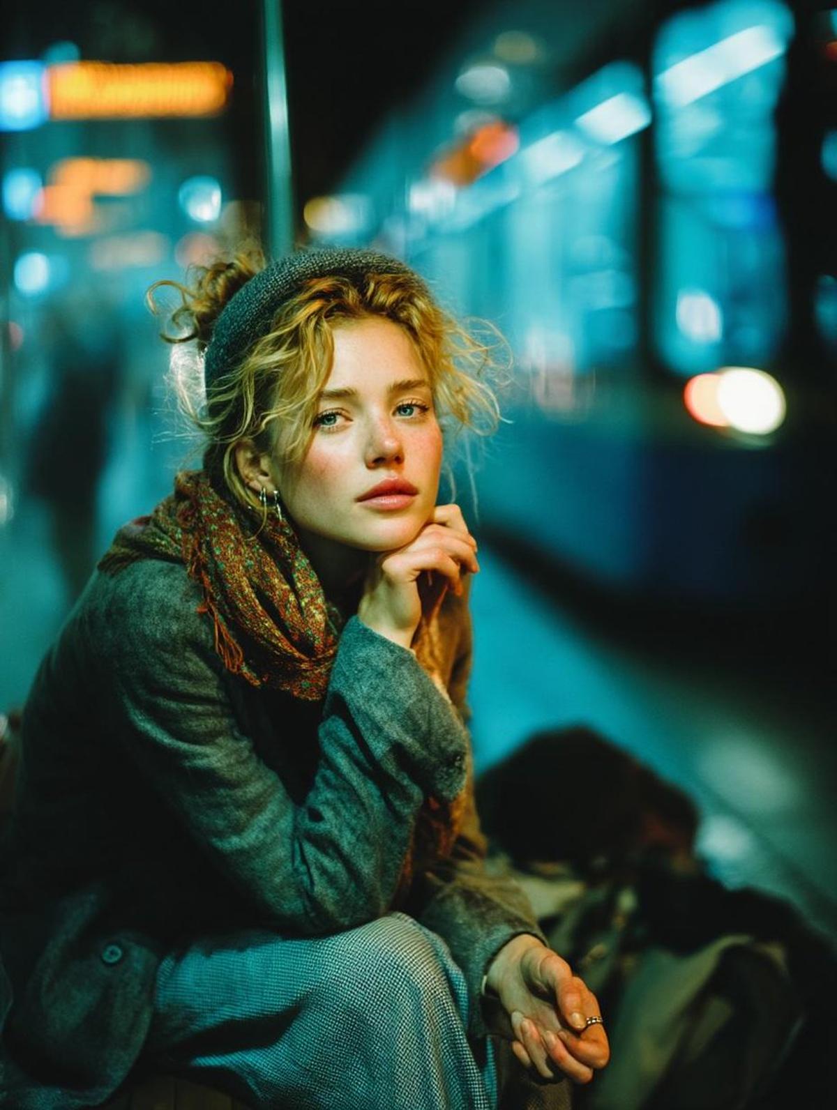 {
"Objective": "Create a moody cinematic portrait capturin